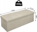 Skrzynia Woltu 110 x 37,5 x 38 cm 118l odcienie beżu