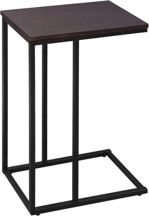 Stolik kawowy Woltu prostokątny 45 x 25 x 63,5cm ciemny buk