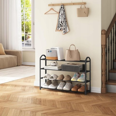 Szafka na buty Woltu 79 x 62 x 20 cm czarny