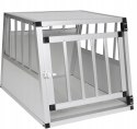 Transporter dla psa Eugad biały, srebrny S/M 69 cm x 54 cm 51 cm
