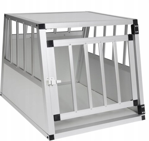 Transporter dla psa Eugad biały, srebrny S/M 69 cm x 54 cm 51 cm