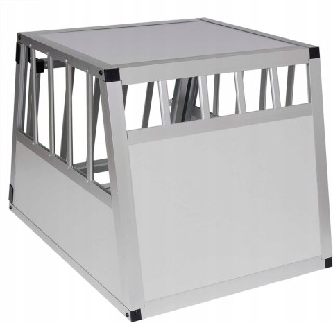 Transporter dla psa Eugad biały, srebrny S/M 69 cm x 54 cm 51 cm