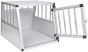 Transporter dla psa Eugad biały, srebrny S/M 69 cm x 54 cm 51 cm