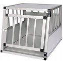 Transporter dla psa Eugad biały, srebrny S/M 69 cm x 54 cm 51 cm