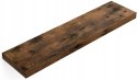 PÓŁKA WISZĄCA NA ŚCIANĘ LOFT RUSTYKALNA 80 x 20 cm