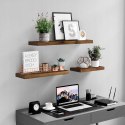 PÓŁKA WISZĄCA NA ŚCIANĘ LOFT RUSTYKALNA 80 x 20 cm