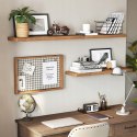 PÓŁKA WISZĄCA NA ŚCIANĘ LOFT RUSTYKALNA 80 x 20 cm