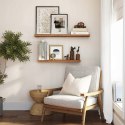 PÓŁKA WISZĄCA NA ŚCIANĘ LOFT RUSTYKALNA 80 x 20 cm