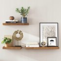 PÓŁKA WISZĄCA NA ŚCIANĘ LOFT RUSTYKALNA 80 x 20 cm